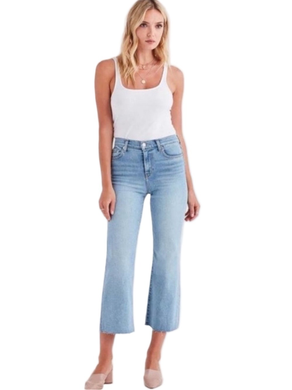 7 for All Mankind Cropped Alexa Jean